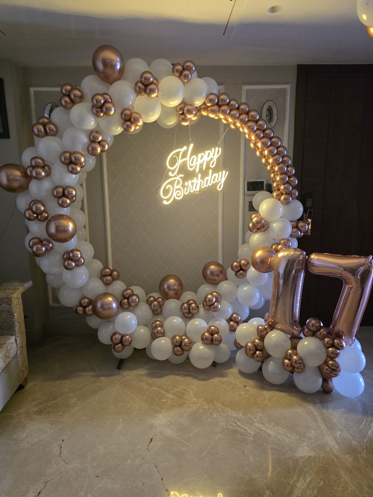 Ring balloon setup